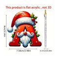 thumbnail image 3 of Monstrate 26 Uds. Adornos iniciales acrílicos para árbol de Navidad, complemento de lujo para decoración de oficinas, adornos de letras Kits de decoración para fiestas, 3 of 6