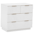 thumbnail image 6 of GZXS 4 Drawer Dresser for Bedroom, Modern Chest of Drawers for Living Room, Hallway, Easy Assembly, White, 6 of 11