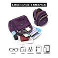 thumbnail image 5 of Gustave Anti-Theft Backpack Purse for Women Small Nylon Travel Rucksack Backpacks Water-Resistant Multi-Pockets Lightweight Casual Daypack Bookbag Shoulder Bag - Black, 5 of 8