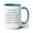 Light Blue, variant on Coffee Game Two-Tone Coffee Mugs