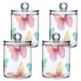 thumbnail image 2 of Gorgeous Butterflies Translucent Plastic Cans Storage Canisters with Lid Set of 2, 2 of 7