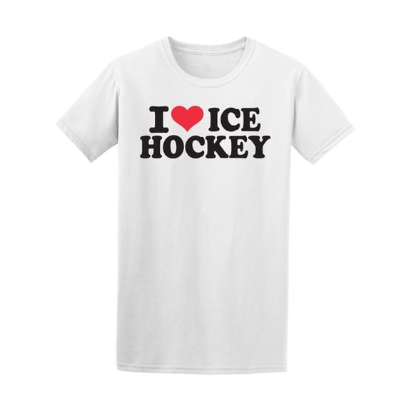 I Love Ice Hockey Tee Men's -Image by Shutterstock