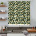 thumbnail image 4 of Vintage Flower Sheer Curtains 45" Long, Green Spring Floral Leaves Pastoral Birds Plants Light Filering Curtains, Breathable Simi Curtain Privacy Drapes for Kitchen Bathroom Small Window Treatment, 4 of 9