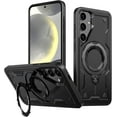 thumbnail image 1 of Funda Magnética para Samsung Galaxy S25 FE Funda con soporte [Compatible con MagSafe] Protección Militar contra Caídas Funda de teléfono de TPU Suave Duradera a prueba de golpes, 1 of 6