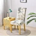 thumbnail image 5 of Dining Room Chair Covers Set of 6,Printed Pattern Parsons Chair Slipcovers Removable Washable Kitchen Seat Dining Chairs Protector Cover for Home or Party, 5 of 6