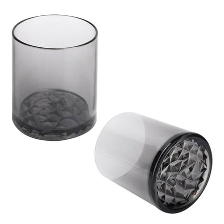 

Tea Cup 300ML Multipurpose Wine Cup Round Drink Cup Acrylic Milk Tea Mug For Office For Bar For Restaurant For Home Gray Transparent