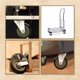 thumbnail image 5 of Rueda Caster FactorDuty de poliuretano negro de 5 pulgadas, 350 kg (paquete de 4), 5 of 9