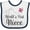 White and Navy, variant on Inktastic Worlds Best Niece Girls Baby Bib