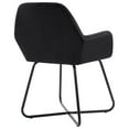 thumbnail image 2 of vidaXL Dining Chairs 2 pcs Black Velvet, 2 of 6