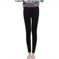 thumbnail image 6 of GERsome Thermal Tights Women Thick Velvet Leggings Fleece Warm Tights for Women Winter, 6 of 9