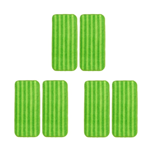 Paños de limpieza dobles secos y húmedos Injueey 6 unids/set larga vida útil alta absorción agua manchas fuertes verde