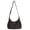001-Brown, variant on Women's Drawstring Shoulder Bag Nylon Crossbody Bag with Multi Pockets Lightweight Large Capacity Travel Bag with Adjustable Strap Messenger Purse