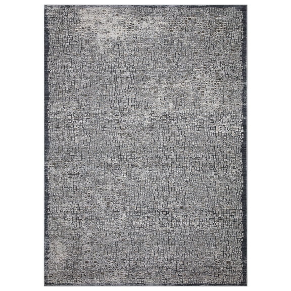 Concord Global Barcelona Collection Tribeca Gray Area Rug 5'3''X7'3''