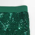 thumbnail image 4 of EchfiProm Womens Green Skirts Sequin Club Shiny Mini Party Stretchy Skirts for Women Going Out, 4 of 4