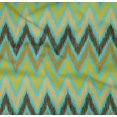 thumbnail image 4 of oneOone Tissu Popeline Sergé Coton Bio Chevron Ikat Imprimé 1 Yard 42 Pouces de Large, 4 of 4