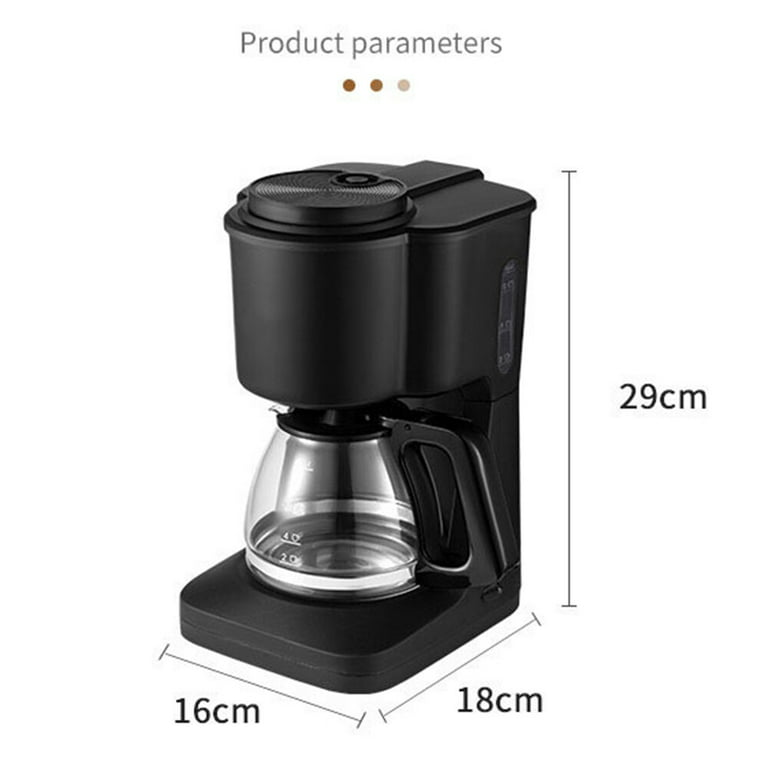 110V/220V 450W Household Electric Steam Drip Coffee Maker Automatic Dual  Cup Coffee Machine Dual-use