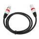 thumbnail image 3 of Cable De Audio XLR Sound XLR, Cable De Audio Macho A Hembra, Cable XLR De 3 Pines Para Mezclador De Micrófono, Con Cables Gruesos Y Conectores De Níquel, 3 of 7