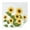 White-1, variant on Sunflower Square Tablecloth 42x42in(107x107cm) – Waterproof Polyester Printed Table Cover, Wrinkle Resistant & Washable for Kitchen Dining Picnic Party Decor