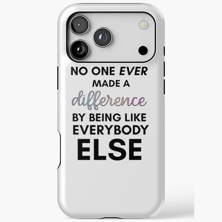 Showman Make A Difference Quote Compatible Phone Case for iPhone 11 12 13 14 15 16 17 Pro Max