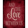 thumbnail image 2 of Robinson, Tamara 12x14 Gold Ornate Wood Framed with Double Matting Museum Art Print Titled - The Love Between Us - Red, 2 of 4