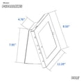 thumbnail image 3 of Pyle PSPADLKW5 Universel Inviolable Anti-Vol iPad Kiosque Multi Support de Support, 3 of 4