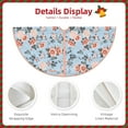 thumbnail image 3 of Haiem Rose Flowers Pattern Christmas Tree Skirt Merry Christmas Party Christmas Tree Decoration,New Year Decorations-30", 3 of 6