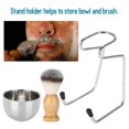thumbnail image 4 of Ensemble de Rasage pour Barbe d'Homme, Bol en Acier Inoxydable Professionnel, Brosse à Moustache, 4 of 8