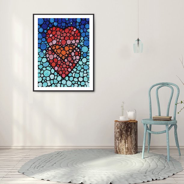Cuadros Decorativos 5D DIY Crystal Diamond Painting Love Heart Full Round Drill Home Art Pictures Ndcxsfigh Nuevos Originales