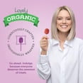 thumbnail image 2 of Lovely Candy Co. Organic Lollipops, Individually Wrapped, 4.2oz (6-Pack) | Vegan, Gluten-Free, Non-GMO, NO Artificial Colors or Flavors | Mango, Strawberry, Grape & Pomegranate, 2 of 4