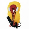 thumbnail image 2 of FLOATTOP Adult Universal Size 2pcs (Red+Black) Inflatable Life Jacket with 33gram co2 Cylinder, 2 of 4