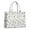 White Butterfly Pattern, variant on Large Capacity Tote Bag,White Pink Butterfly Flower Pattern Handbag Fashion Luxury Tote Bag,15.7"x13"x 5.1" Inches,Laptop Compatible