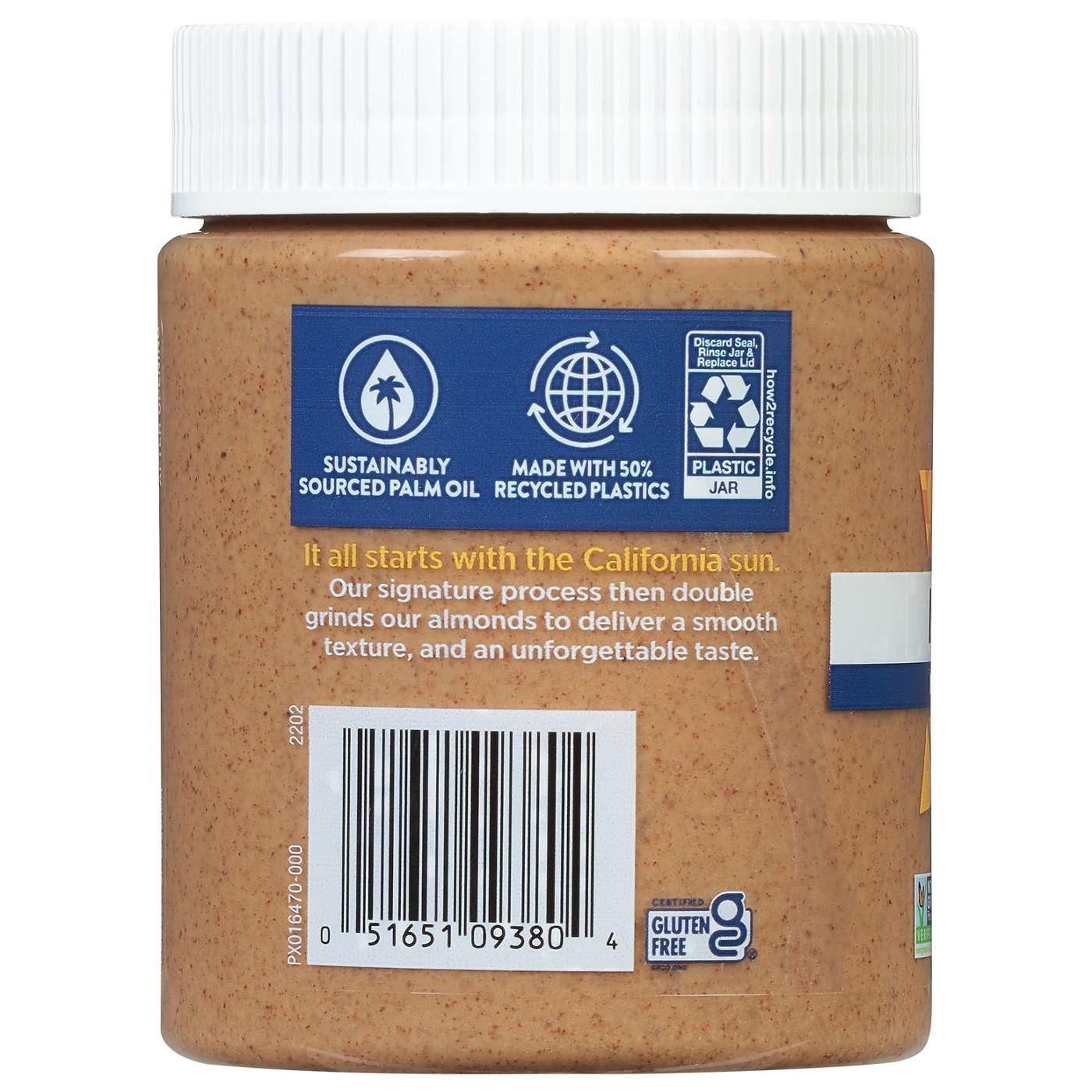 2 Pack MaraNatha No Salt No Sugar Creamy Almond Butter