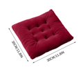thumbnail image 3 of Seat Cushion, Chair Cushion, Thick Plush Office Seat Cushion with Adjustable Strap for Stability, Non-Slip, Soft Suede Material, Removable Washable Cover, 30x30x5cm, 3 of 5