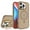 Desertgold, variant on ShellTech for iPhone 15 Plus Magnetic Case Compatible with MagSafe,Military Grade Drop Protection Slim Translucent Matte Anti-Fingerprint Camera Ring Stand Shockproof Bumper Cover,Black