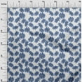thumbnail image 3 of oneOone Cotton Silk Medium Blue Fabric Floral Sewing Craft Projects Fabric Prints By Yard 42 Inch Wide, 3 of 4
