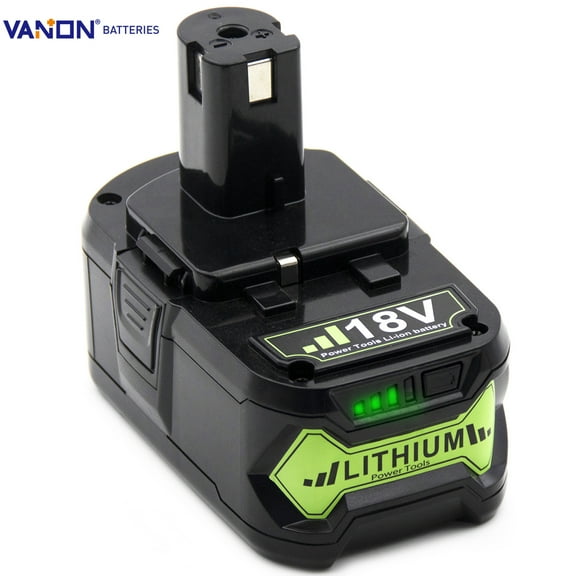 New for Ryobi P108 18V High Capacity 5.0Ah Battery 18 Volt Lithium-Ion One  P104 P102 P105 P106 P107 P109 P122 P197 P191