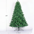 thumbnail image 2 of Christmas Tree 8ft Artificial Christmas Tree Full Natural Spruce PVC Fir Tree Foldable Metal Stand Unlit Green,Artificial Christmas Tree, 2 of 5