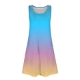 thumbnail image 6 of Grblisyd Girls Dresses Size 10-12 Sleeveless Casual U Neck Gradient Sundress with Pockets for Girl, 6 of 6