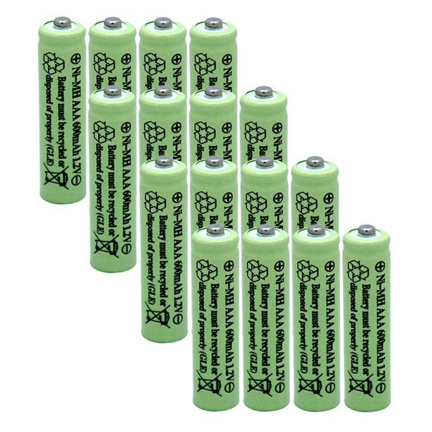1.2V AAA 600mAh NIMH Rechargeable Battery for Outdoor Solar Lights