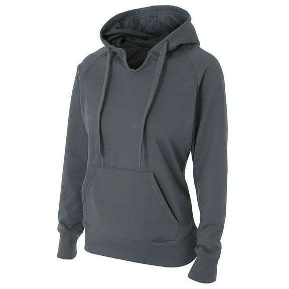A4 Tech Fleece Hoodie For Women in Graphite | NW4245