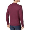 thumbnail image 2 of Alfani Mens Textured LS Basic T-Shirt, Red, XX-Large, 2 of 2