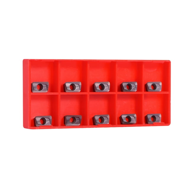 CNC Carbide Blade, 10pcs CNC Carbide Tips Inserts Blade Cutter Lathe Turning Tool With Box APMT1135PDER-M2 VP15TF