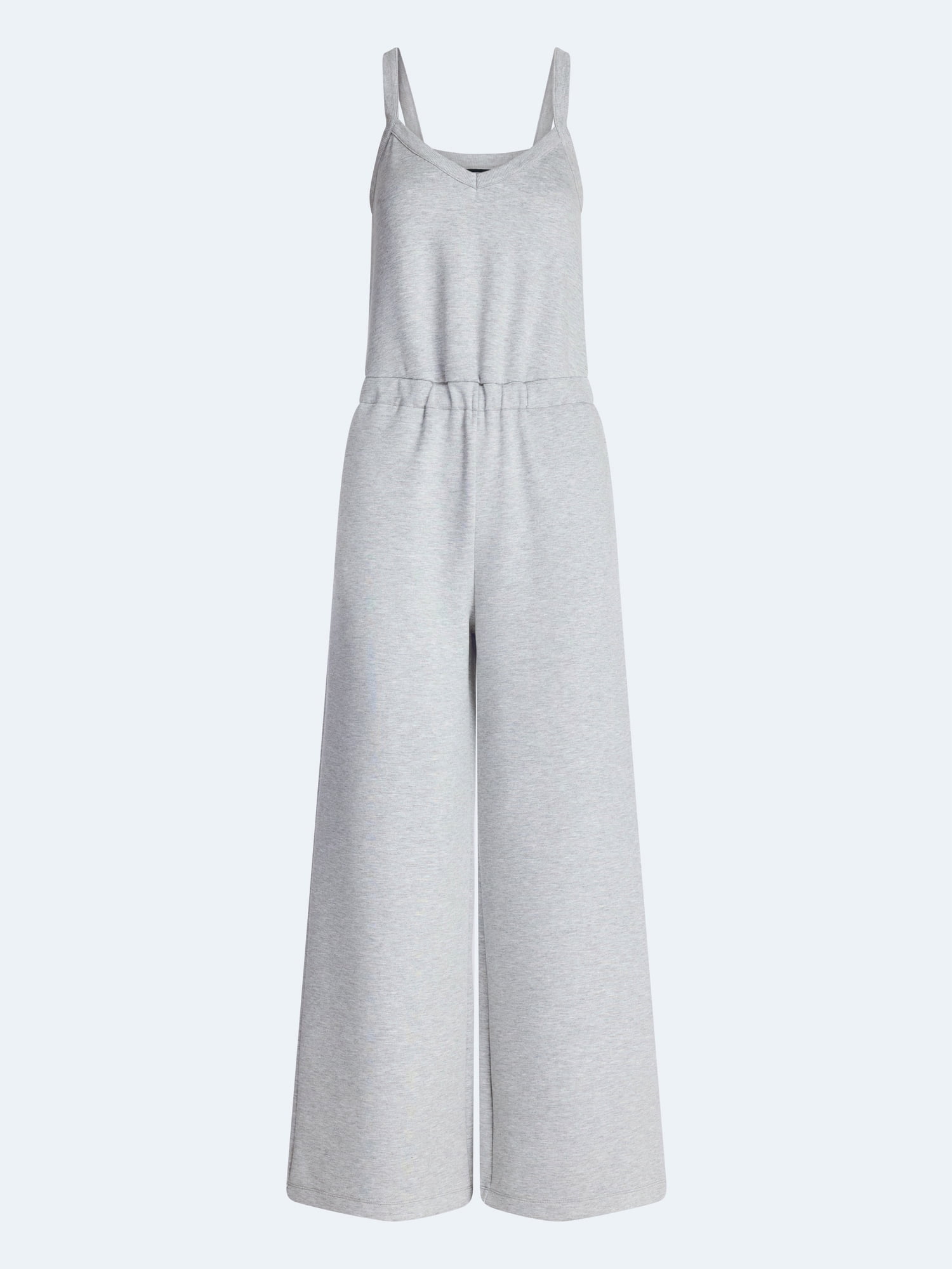 Scoop Women's and Women's Plus Scubaknit Tank Jumpsuit, Sizes XS-4X
