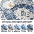 thumbnail image 3 of 2x5 Washable Hallway Runner Rug: Indoor Farmhouse Entryway Kitchen Rugs Oriental Thin Non-slip Water Resisitant Carpet For Bathroom Laudry Ultra Soft Floor Mat Living Room Bedroom(2x5 Blue), 3 of 6