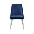 thumbnail image 4 of Meridian Furniture Karina Navy Velvet Dining Chair (Set of 2), 4 of 5