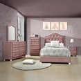 thumbnail image 3 of Pink 2-Drawer Nightstand, 3 of 6
