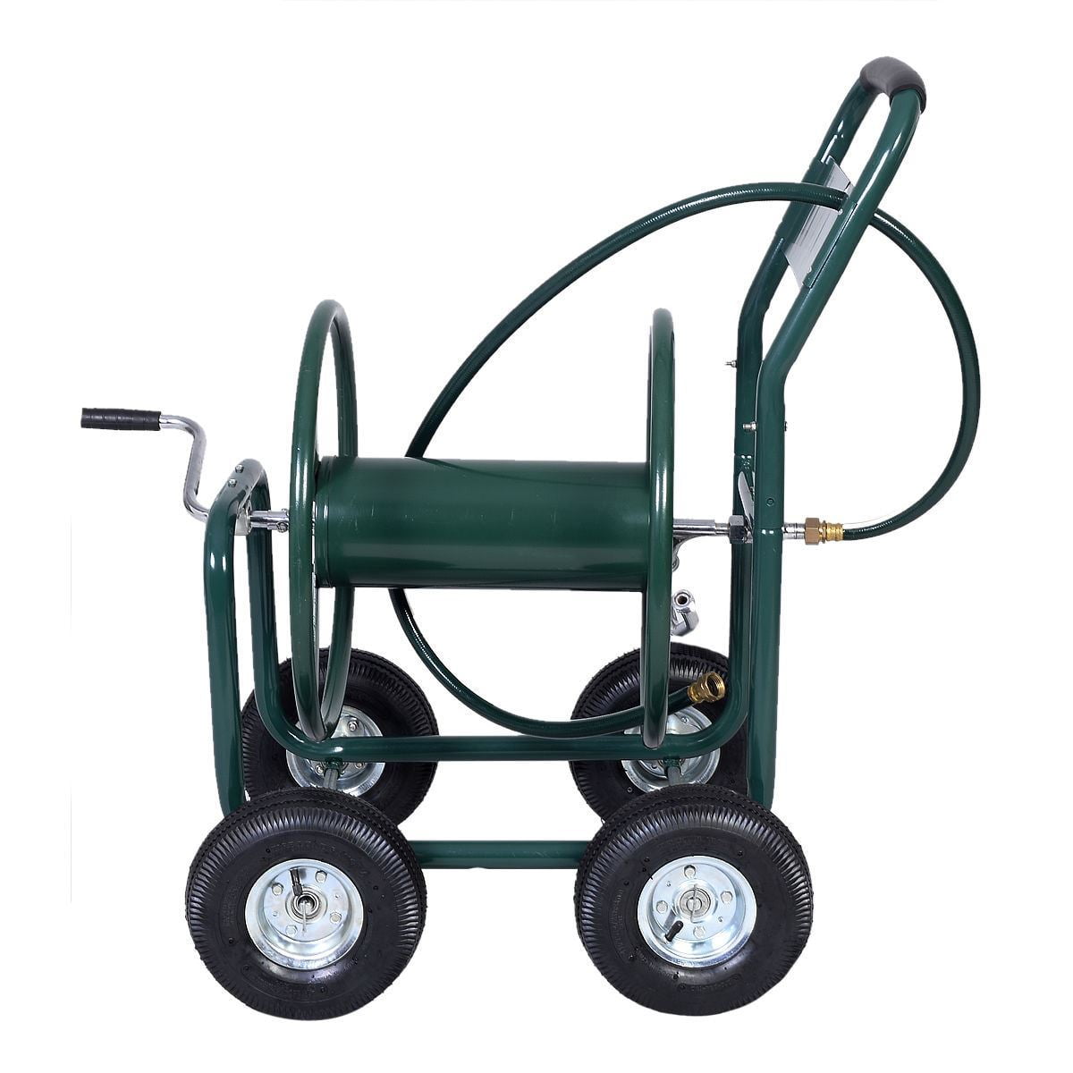 CB16580 300 ft. Garden Yard Water Planting Hose Reel Cart Heavy Duty, Green