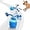 BLUE, variant on Interactive Dog Toys with Motion Activated, Squeaky Dog Toy Active Rolling Ball Wicked Ball for Daily Training