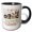 Black/White, variant on 3drose, Brewing up Cuteness. Pleasing Brushstroke Art. Halloween Souvenir, 11oz Magic Transforming Mug