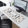 thumbnail image 2 of Long Mouse Pads for Desk,Light Cow Floral Pattern Desk Mats on Top Of Desks, Desk Mouse Pad Extra Large with 3mm Non-Slip Base and Stitched Edge for Gaming,Office,Work,Home 31.5"x11.8", 2 of 6